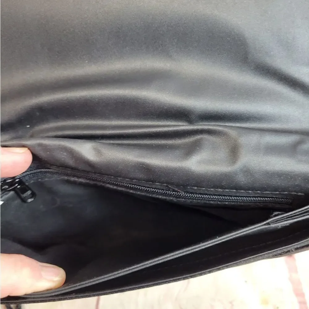 Black evening purse 9x6